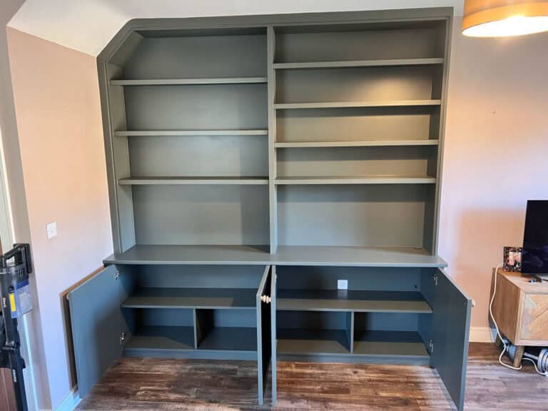 Principle Carpentry - Bookcase Quirky Corner (after)