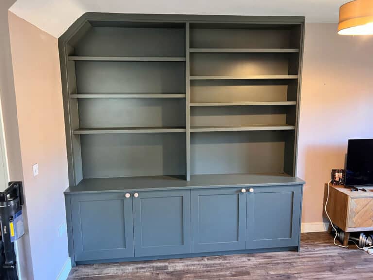 Principle Carpentry - Bookcase Quirky Corner (after)