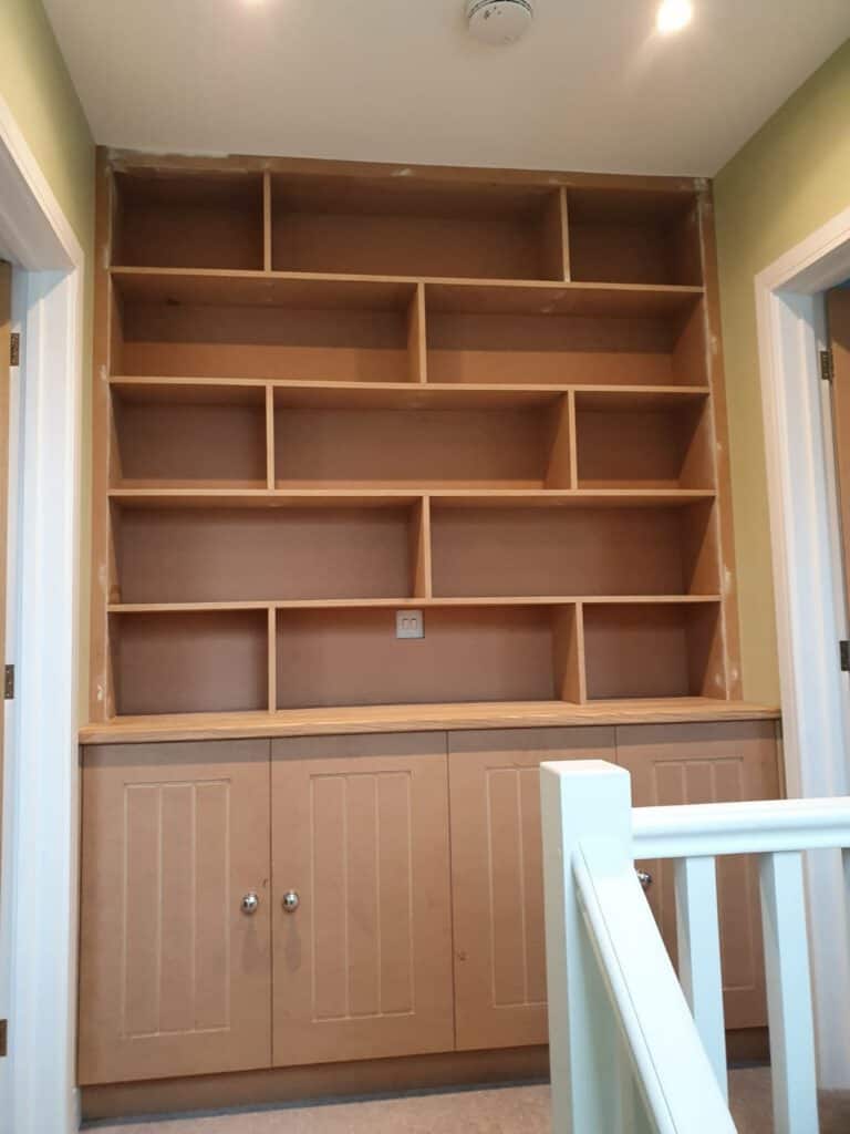 Principle Carpentry - Bookshelf Cabinet Stairs