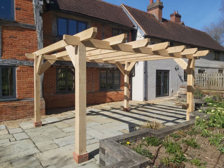 Principle Carpentry - Classic Oak Pergola 3 Principle Carpentry - Classic Oak Pergola