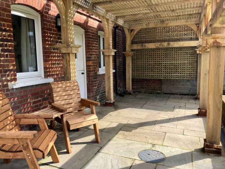 Principle Carpentry - Dappled Sunlight Pergola