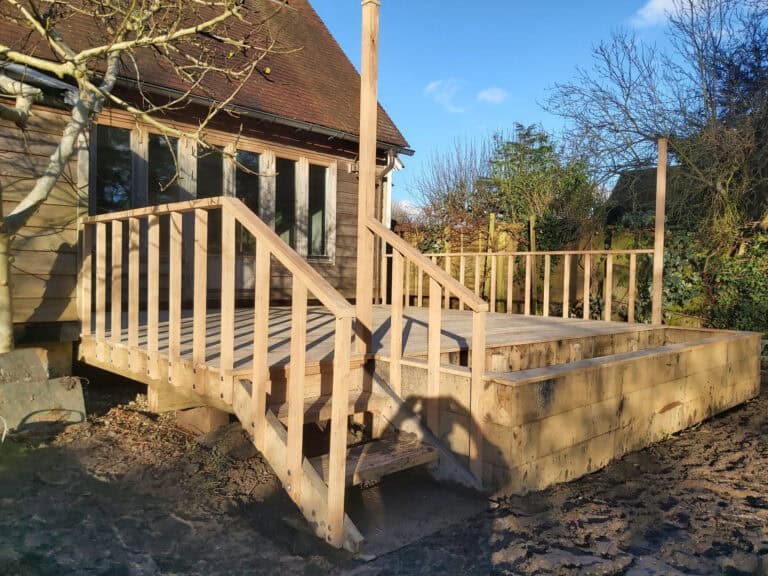 Principle Carpentry - Decking & Raised Bed