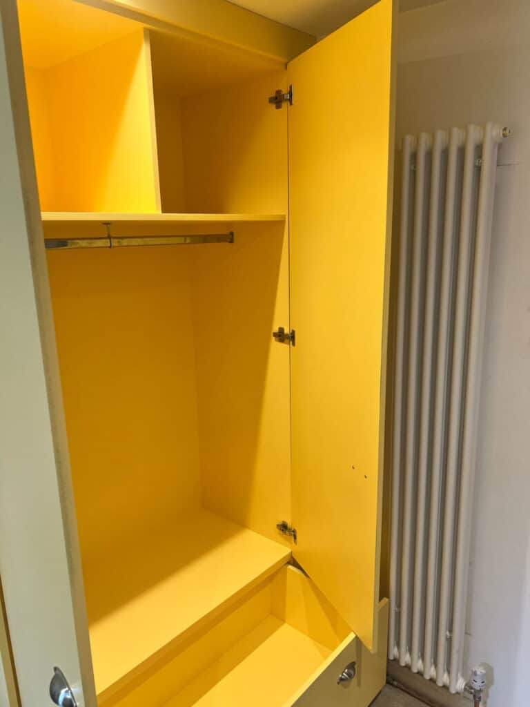 Principle Carpentry - Fitted Wardobe Yellow