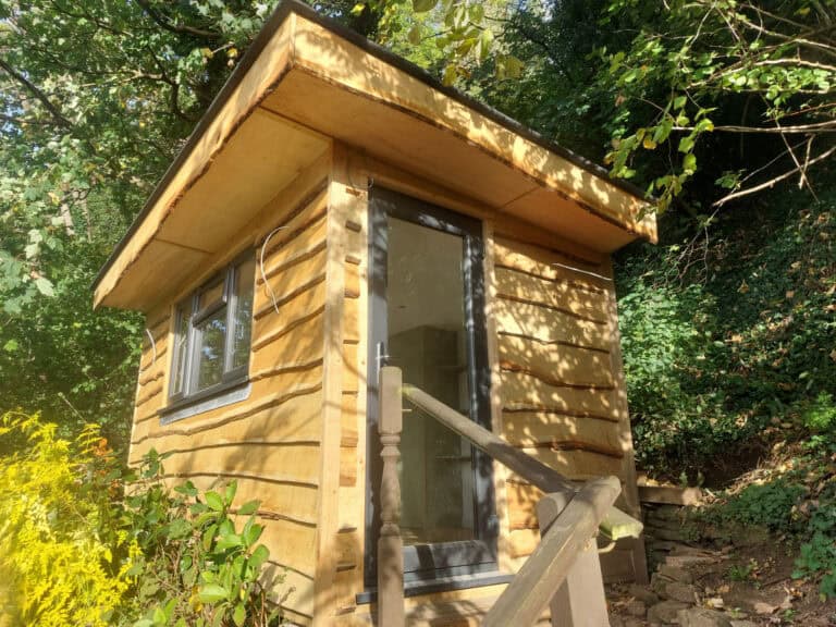 Principle Carpentry - Garden Room Waney Edge Oak