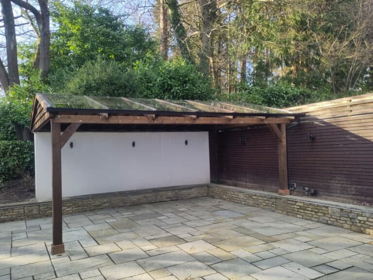Principle Carpentry - Garden Shelter Glazed Roof