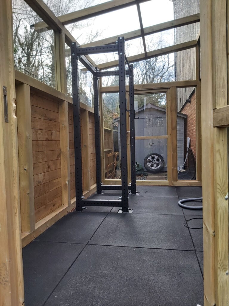 Principle Carpentry - Glazed Lean-to Gym