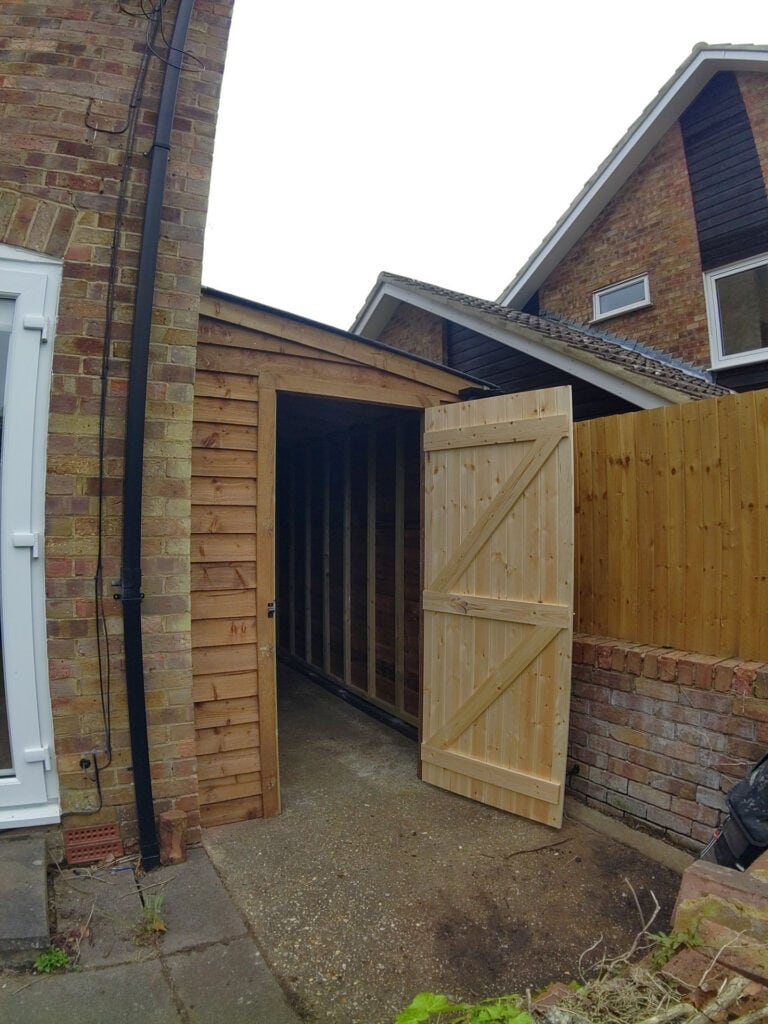 Principle Carpentry - Lean-to & Door
