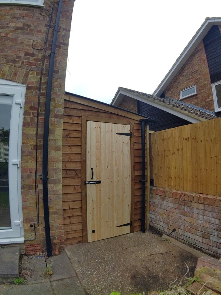 Principle Carpentry - Lean-to & Door