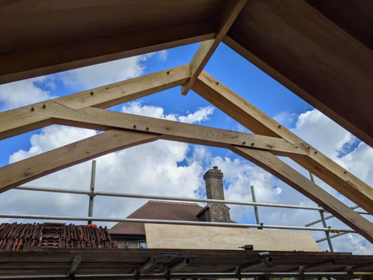 Principle Carpentry - Oak Gable Extension