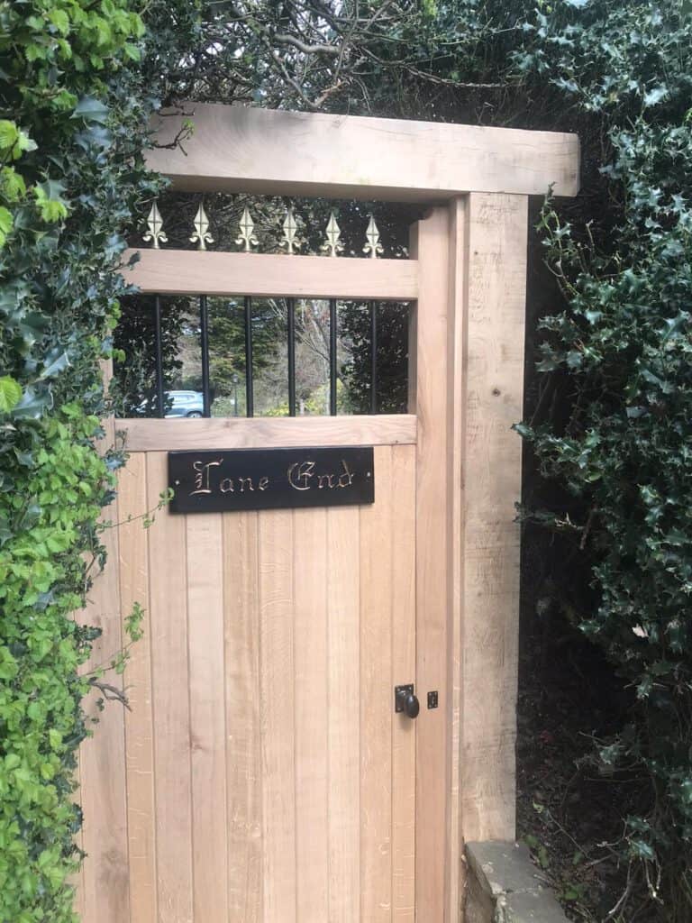 Principle Carpentry - Oak Gate