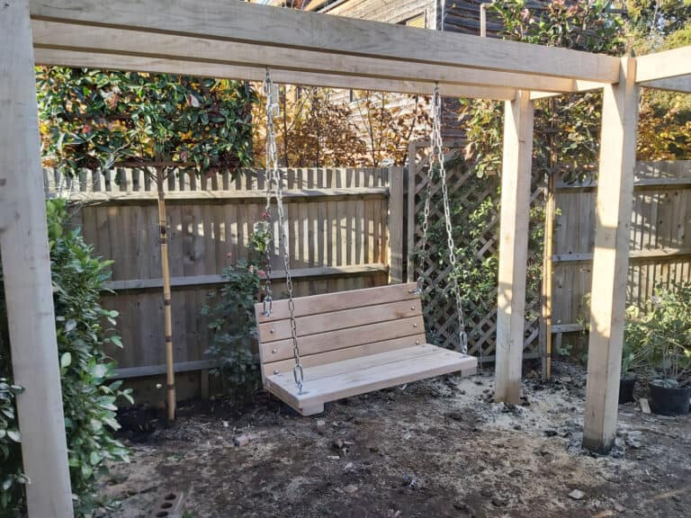 Principle Carpentry - Oak Pergola Swing