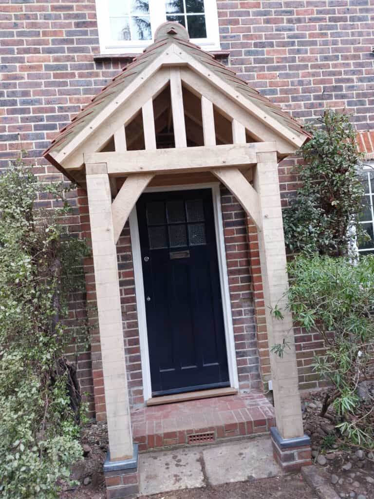 Principle Carpentry - Oak Porch Spindles