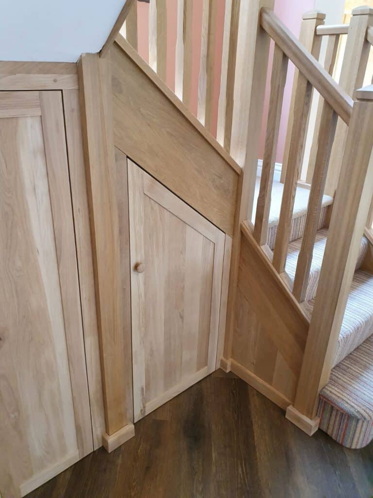 Principle Carpentry - Oak Under Stairs Storage