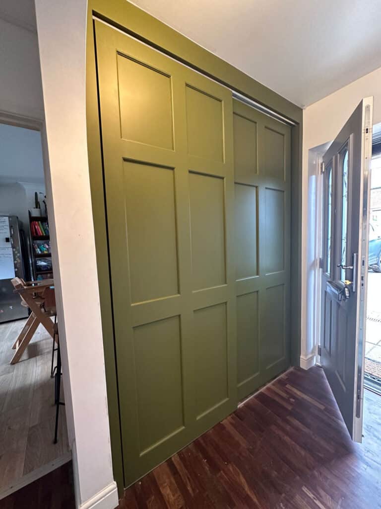 Principle Carpentry - Sliding Doors Green