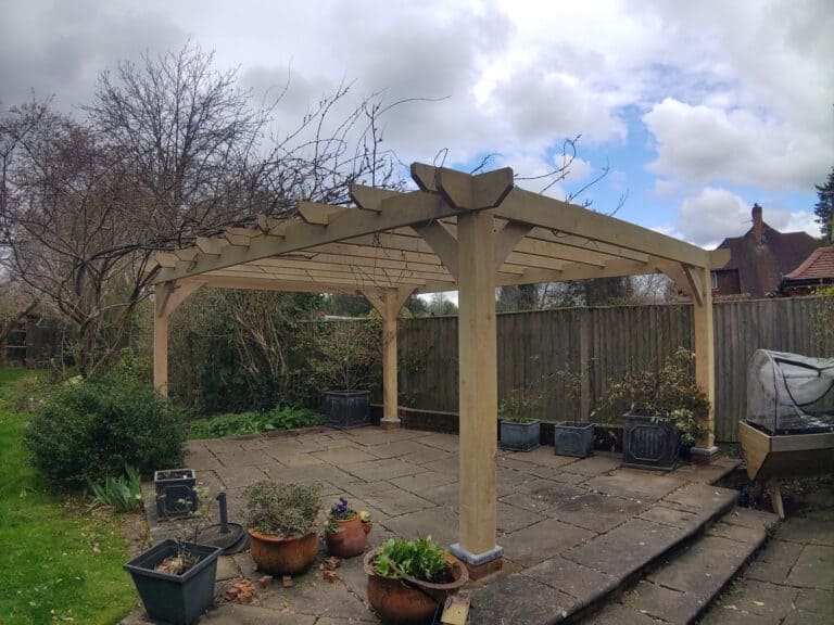Principle Carpentry - Softwood Pergola
