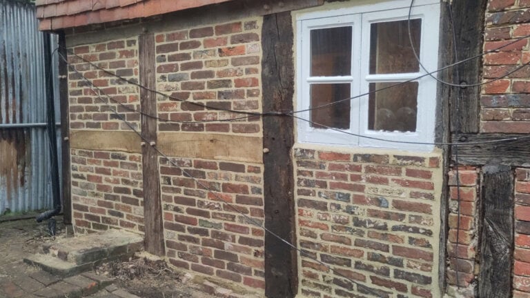 Principle Carpentry - Tudor House Restoration - Brickwork