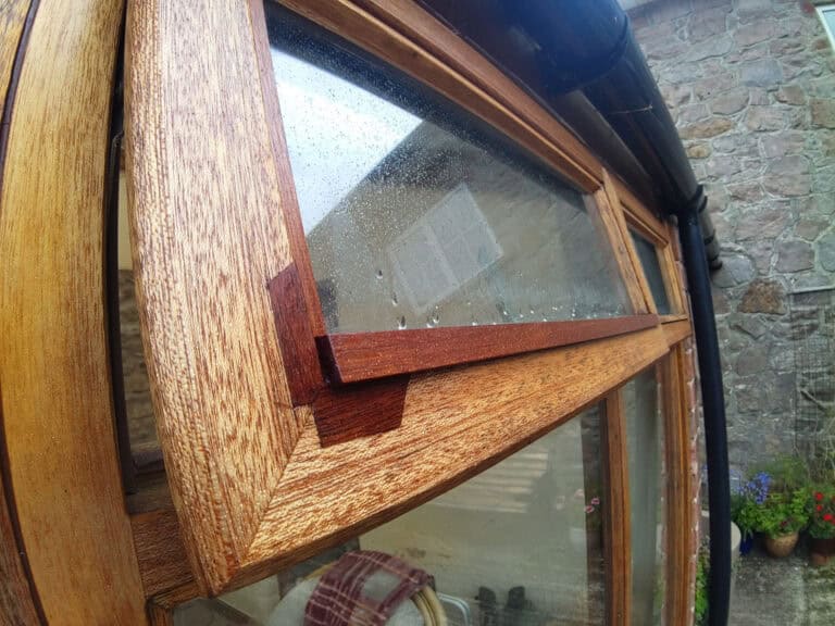 Principle Carpentry - Tudor House Restoration - Oiled Window Repair
