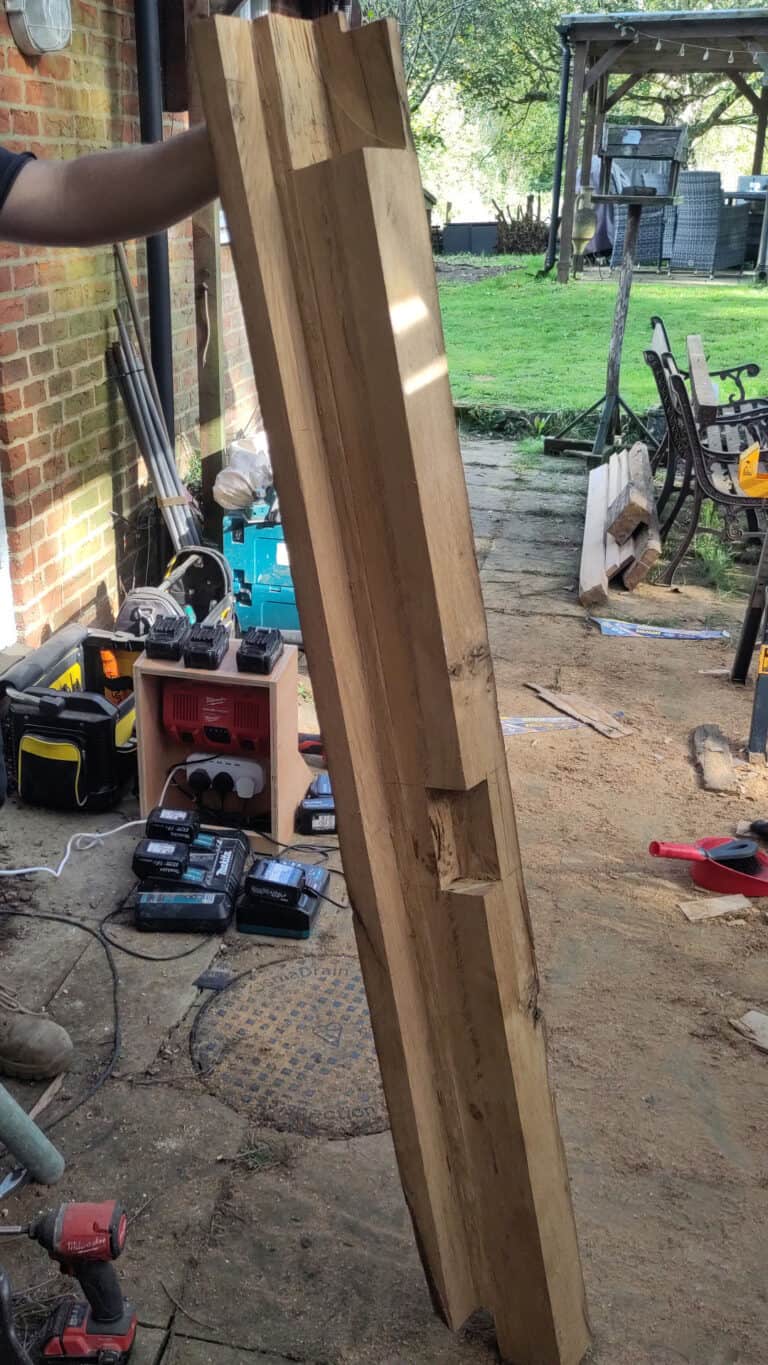 Principle Carpentry - Tudor House Restoration - Replacement post
