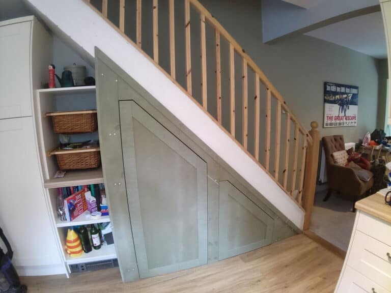 Principle Carpentry - Under Stairs Wardrobe Storage