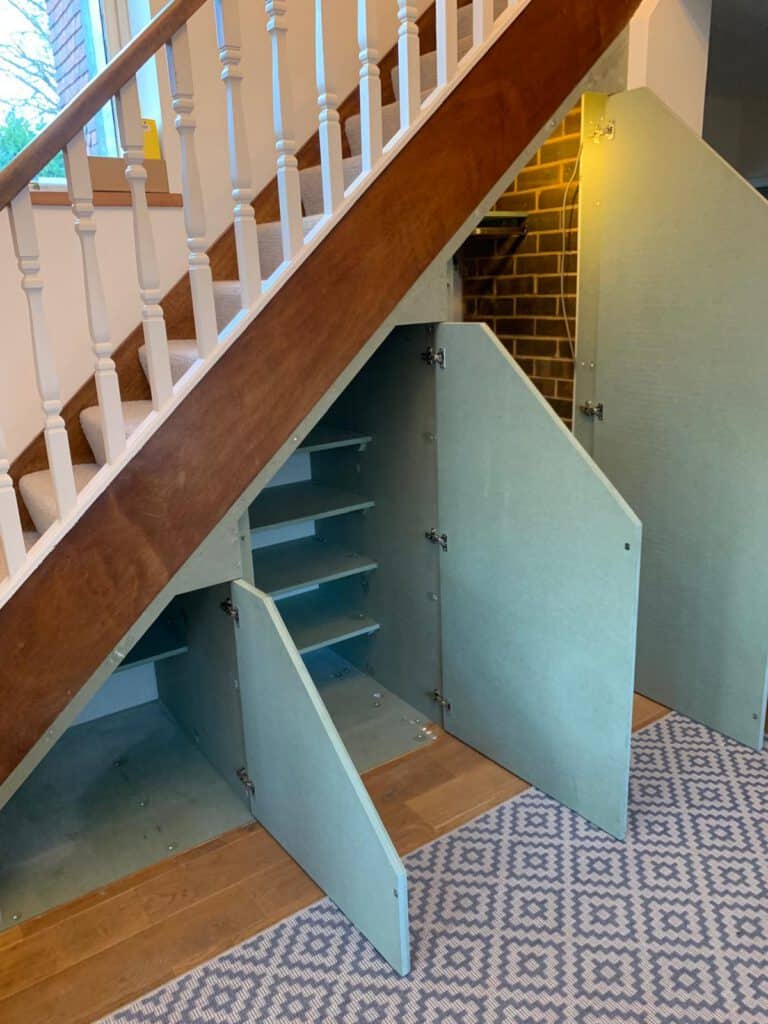 Principle Carpentry - Under Stairs Wardrobe Storage
