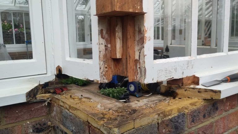 Principle Carpentry - Victorian Greenouse Restoration - Rot Removed