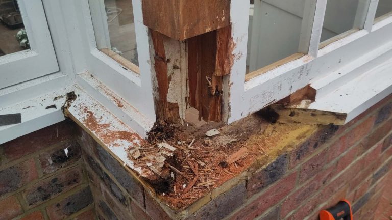 Principle Carpentry - Victorian Greenouse Restoration - Rotten Sill & Corner