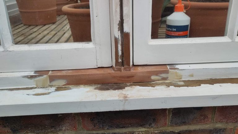 Principle Carpentry - Victorian Greenouse Restoration - Sill Patches