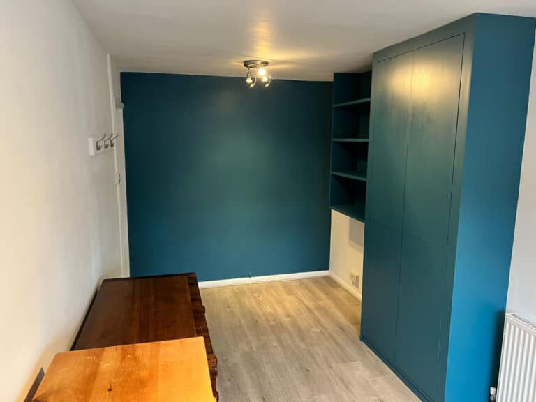 Principle Carpentry - Wardrobe Storage Blue