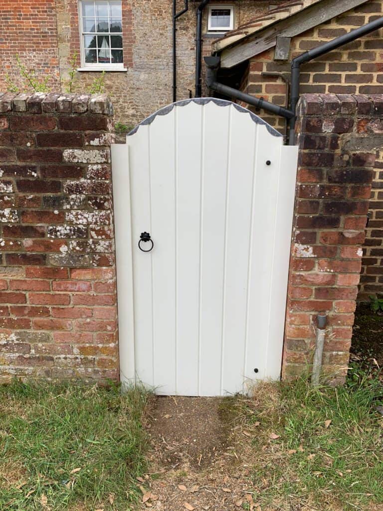 Principle Carpentry - White Single Gate