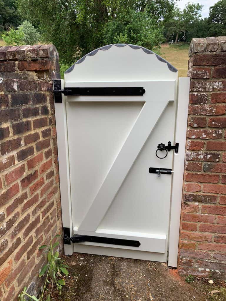 Principle Carpentry - White Single Gate